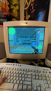 CS 1.1 Assault gameplay on the retro PC setup #counterstrike #cs2 #retrogaming | Old School Rigs