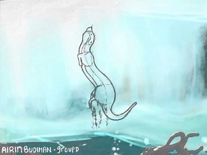 Swimming Otter - Sheridan Animation