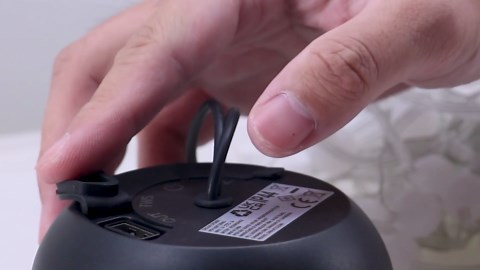 uuffoo Outdoor String Lights with Portable Speaker, 33ft LED Outdoor Color Changing Fairy Lights with IP44 Water-Resistant Dual Pairing Mini Speaker for Patio, Outside, Party, Decorations