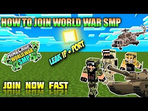 how to join world war SMP server | minecraft war smp to join | public SMP