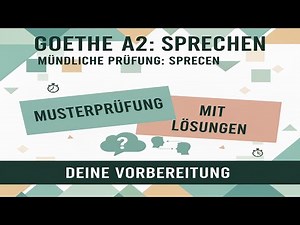 Goethe A2 Sprechen – Teil 1–3: Vorstellen, Fragen, Planen [Hören und wiederholen]
