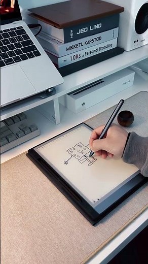 Write, read, sketch — HUION INK keeps ideas in motion. #drawingtablet #art #illustration