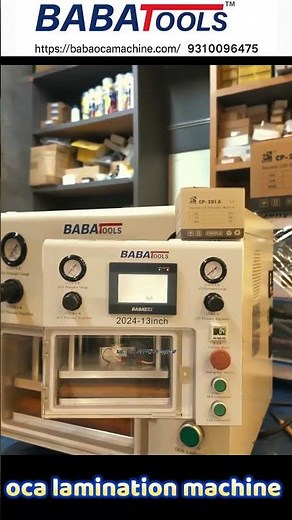 oca lamination machine #babatools #mobilerepairtools #babaocamachine #repairlikeapro