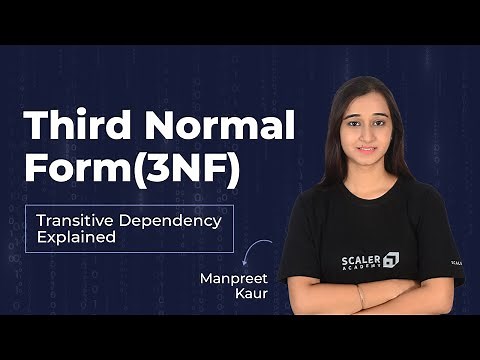 Transitive Dependency Explained | Third Normal Form(3NF) | DBMS Normalization - Code with Scaler