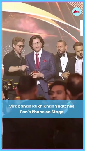 Shah Rukh Khan Snatches Phone From Fan Trying to Take Selfie on Stage