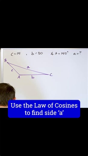 22K views · 338 reactions | Learn Algebra, Calculus, Physics, Chemistry & Engineering at: MathAndScience.com Practice with the Law of Cosines | Mathandscience.com | Facebook