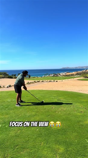 Fly to Cabo, book awesome courses, to do this… 🫠😭