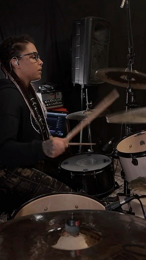 Good morning ☕️ Here’s a lil more of “Light My Pyre” by @oakashandthorndenver 🔥🪵🔥 @vratim @loscabosdrumsticks @soultonecymbals #drums #blastbeats | Cierra White