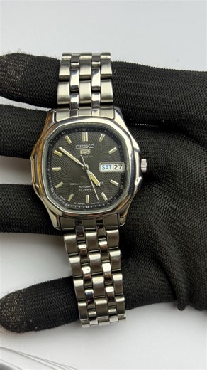 Vintage Seiko Automatic Watch 7S36-5000 Movement • Black Dial • Day-date • Stainless Steel Bracelet - Etsy
