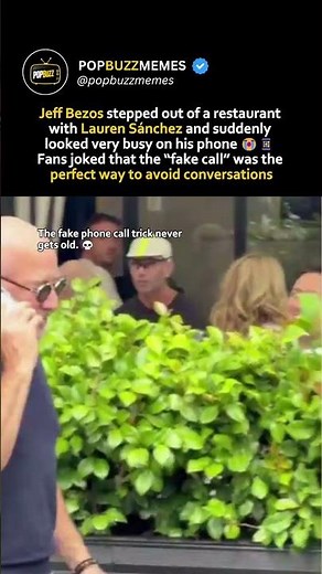 Jeff Bezos stepped out of a restaurant with Lauren Sánchez and suddenly #JeffBezos #LaurenSanchez