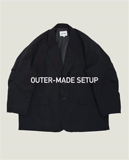 FAKIE STANCE on Instagram: "OUTER-MADE SETUP 大変多くのお問い合わせをいただいております OUTER-MADE SETUPにつきまして、 本日17時よりご予約受付を開始いたします。 ＜ご予約受付期間＞ 開始：12月23日（火）17:00 締切：01月04日（日）24:00 ※ご予約枠が埋まり次第、受付を終了いたします。 ぜひこの機会にご検討ください。 皆さまのご予約を心よりお待ちしております。 12月26日（金）インスタライブにて、 OUTER-MADE SETUPの詳細をご紹介いたします。 実際の着用感もお伝えしますので、ぜひご覧ください。 ⸻ OUTER-MADE SETUPは、 中綿入りのアウター素材で構築したセットアップ。 スーツとアウター、それぞれ異なる文脈を重ねることで生まれた一着です。 表地には、PADDED JACKETでも使用した 軽くストレッチ性のあるポリエステル素材を採用。 薄い中綿を入れることで、確かな保温性と程よいボリュームを持たせ、 やや丸みを帯びた、遊びのあるシルエットに仕上げました。 ⸻ OUTER-MADE