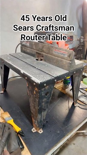 Vintage Router Table | Sears Craftsman #vintage #tools #woodworking ‪@HometimeDIYWorkshop‬
