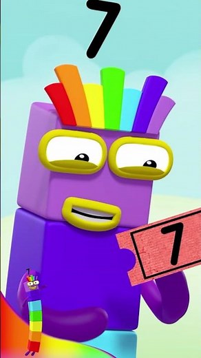 #shorts | Meet Numberblock Seven! | Counting for Kids | Maths Cartoons | @Numberblocks