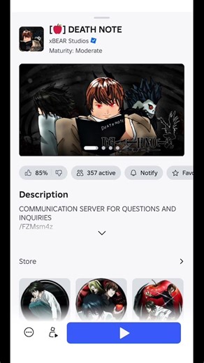 ROBLOX DEATH NOTE | Become the God of the New World! 🍎📓 #roblox