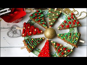 CHRISTMAS TREES GINGERBREAD CAKE