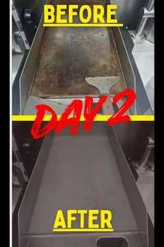 Grill Scrape ASMR 😮