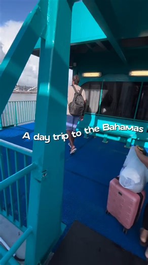 Your ferry ride with Baleària Caribbean is more than a trip: it’s the first chapter of your island escape 🌊💙 Feel the ocean breeze, enjoy the comfort, and let the Caribbean vibes set the tone for what’s ahead 🌴☀️ Paradise doesn’t wait… it sails with you. 👉 www.baleariacaribbean.com 📸 _nadjaaaa96 (TikTok) #BaleariaCaribbean #FastFerry #Bimini #Bahamas #DayTripToParadise | Baleària Caribbean