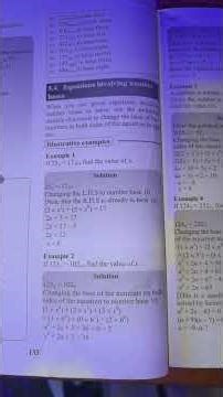 Number Bases involving equations #aki_ola