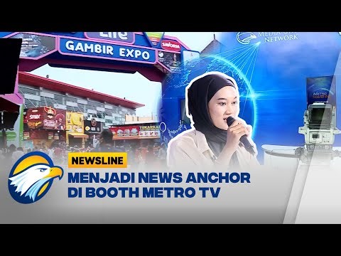 Menjajal Sensasi Jadi Presenter Metro TV di Jakarta Fair