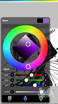 how to color manga panel!