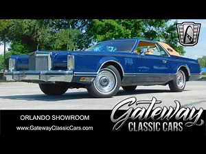 1977 Lincoln Continental Mark V For Sale Gateway Classic Cars of Orlando #2409