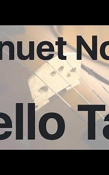Learn Minuet No. 1 on Cello - How to Play Tutorial
