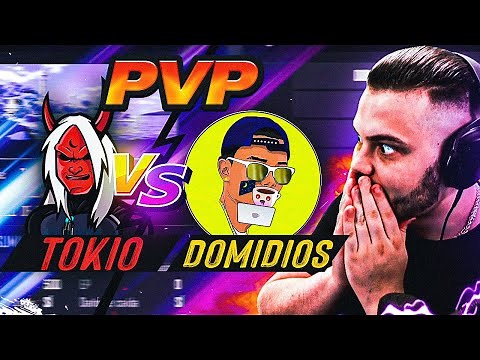 DOMIDIOS VS TOKIO EL PVP MAS EPICO DE TODO FREE FIRE * TOKIO LE HACE EMOTE A DOMIDIOS Y ESTO PASO 😈