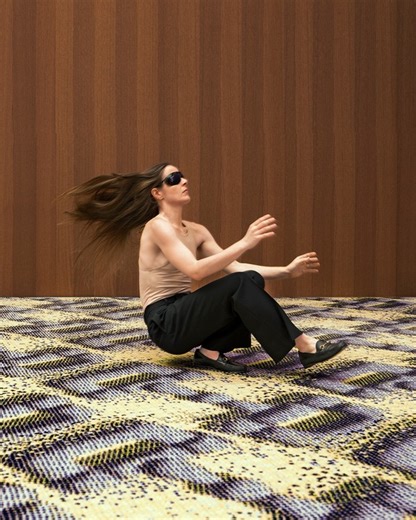 50K views · 2K reactions | Candela Capitán’s durational performance at the House’s temporary exhibition in Milan was created with the idea of making bodies one with the scenography. Discover more on.gucci.com/_TheHorsebitLoafer | Gucci | Facebook