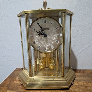 Vintage Kundo 400 day Anniversary West German Carriage Clock Working No Chime