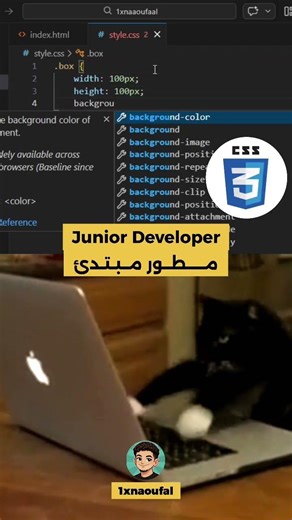 إختصارات Emmet في CSS ستزيد سرعتك بشكل كبير في كتابة الكود 🧑🏻‍💻👻