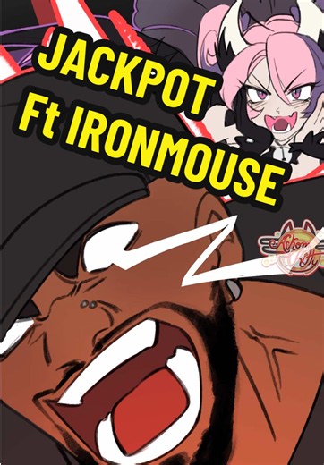 I JUST HIT THE JACKPOTTTTTTT Just a Cat lady animating her oshi's ❤️ Animation Commissioned by @GameboyJones Ft @ironmouse #animation #animator #jackpot #cryforme #fyp