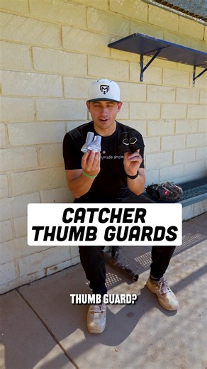 Any other thumb guards you’ve liked?👇👇 #baseball #softball #catchingmadesimple