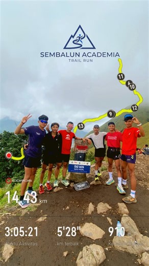 Umar Syaifudin on Instagram: "Kali Ini Latihan Bareng Bersama Teman Teman Trail Running Dan Juga Warlok Sembalun Yang Tergantung Di @sembalun_academia Di Bukit Bao Daya 1500 MDPL Dengan Jarak 7 KM (1X LOOP ) EG 455 M Biasanya 1 LOOP Bisa Di Tempuh Dengan Waktu 1 Jam 20 Menit Untuk Saya Pribadi, Dan Itu Belum Masuk Segment Leaderboard Jadi Sudah Di Pastikan Yang Masuk Segment Lebih Dari Saya Waktunya 😂😂😂 #trailrunning #trailrun #rinjani100 #rinjani #baodaya1600mdpl⛰️🍃"