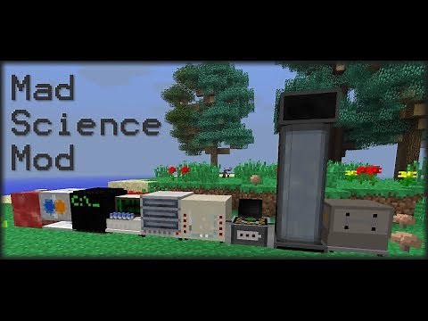 Minecraft Mod Review: Mad Science Mod (spawn eggs in survival!)