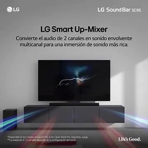 La nueva LG SC9S cuenta con una función llamada LG Smart Up-Mixer que te permite escuchar el sonido mejorado. ¡Conoce cómo funciona! 👇 Adquiérela ahora: http://lge.ai/6180PTGBn #LG #LGElectronics #Lifeisgood #LGSoundBar #BarrasdesonidoLG | LG Global