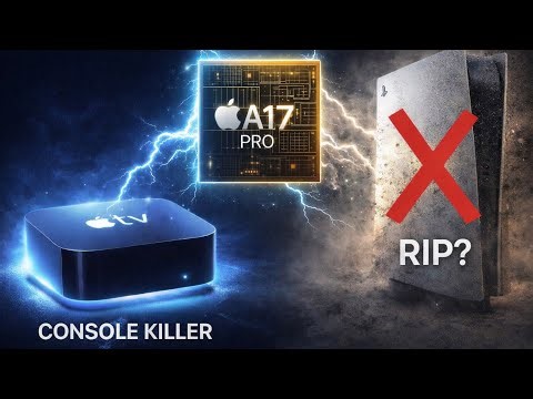 Apple TV VS PS5 PRO: The "Console Killer" with A17 Pro & 8GB RAM