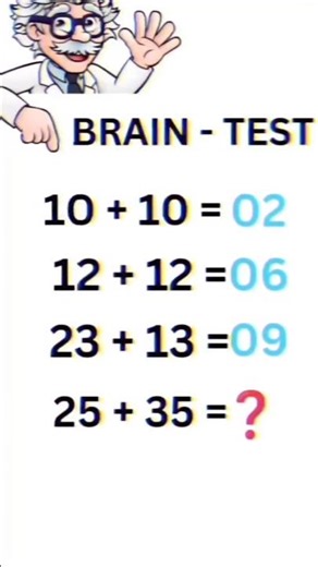 #quiztime #braintest #mathstricks