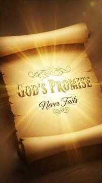 God's Promise: A Prayer of Trust in His Unfailing Word