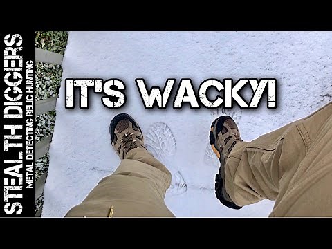 Its wacky ! this week on Stealth Diggers youtube channel