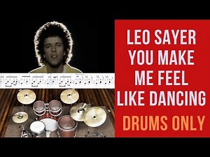 Leo Sayer - You Make Me Feel Like Dancing (Drums only, Slow Practice, Virtual Drums)