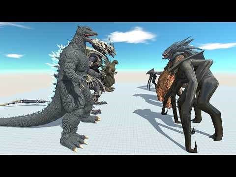 Kaiju Battle: Muto Prime Team VS Monster X Team in ARBS