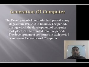 Generation of Computers