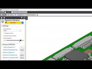 ANSYS Discovery AIM 2019 R1 Random Vibration Analysis