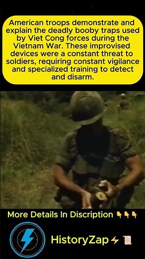 ⚠️ Vietnam War: American Soldiers Demonstrate Deadly Viet Cong Booby Traps