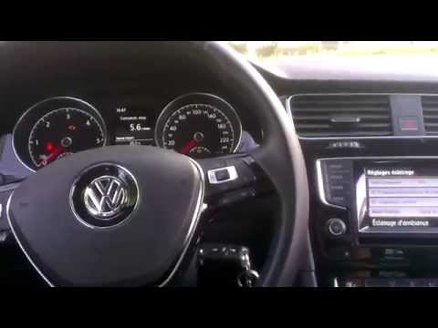 Volkswagen Golf 7 - Système ACC