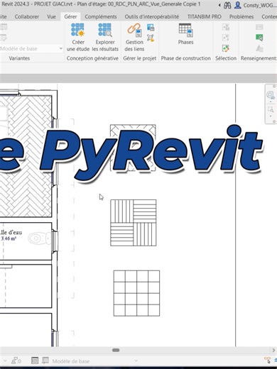 Créer Hachure aevc PyRevit #revit #pyrevit #bim #fypp #viral