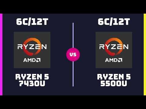 AMD Ryzen 5 7430U vs AMD Ryzen 5 5500U – CPU Comparison