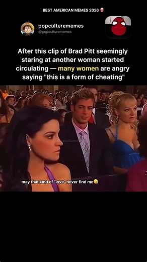 Brad’s "Eye Contact" scandal triggers a cheating debate 👁️🚩 #bradpitt