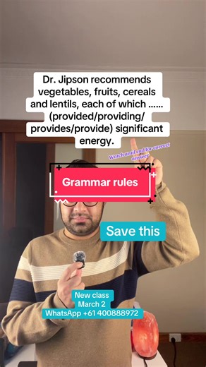 Grammar rules #jipson_pte #ptewithjipson #nepaleseinaustralia #nepaleseinmelbourne #grammarrulespte