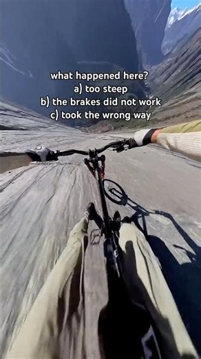 Riding Without A Backup Plan 🫣